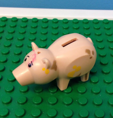 LEGO Minifigure-Pig 'Hamm' (Toy Story) with Dirt Pattern-Toy Story-HAMM3-Creative Brick Builders